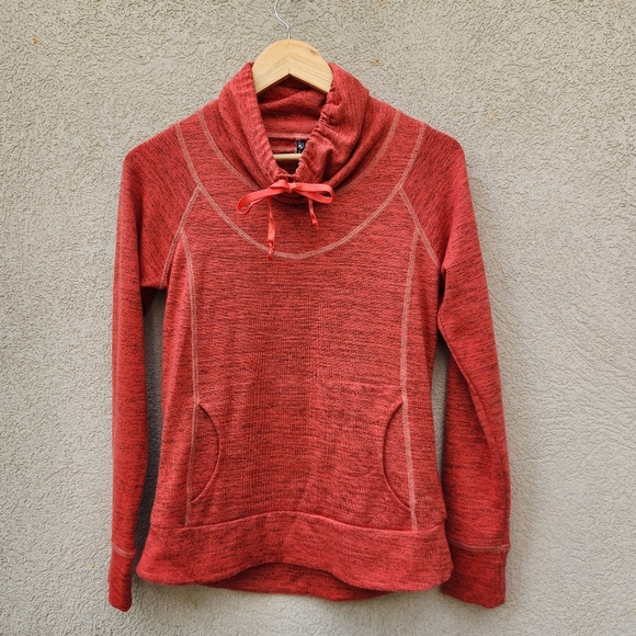 Kuhl Tops - KUHL Women's Top Extra Small Orange Thumb Holes Front Pocket Outdoors Hiking